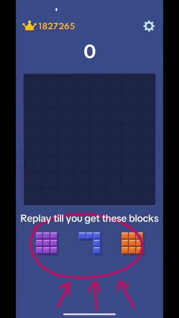 BLOCK BLAST GLITCH #blockblast #fyp #viralvideo #fypシ #fypシ゚viral #glitch #glitches #highscore