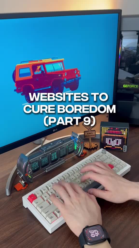 Websites to cure boredom (part9) endless simulate driving game #games #pcgaming #game 