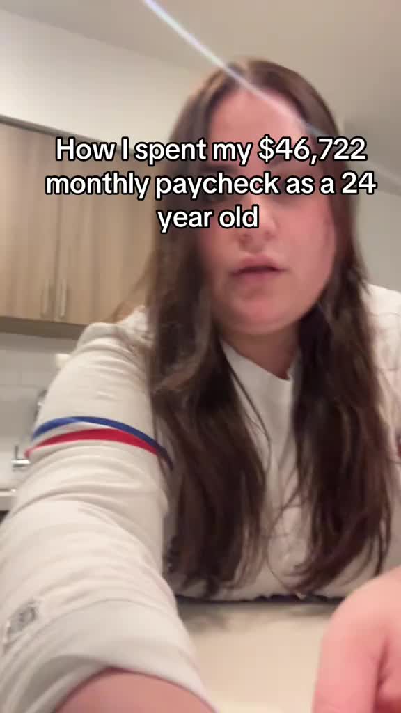 Spending my $46,722 paycheck as a 24 year old 🥹 #finance #fyp #motivation #moneytok #financialfreedom