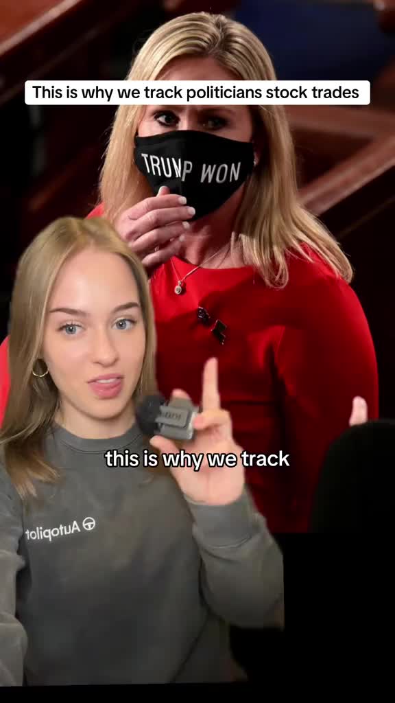 this is why we track politicians stock trades, hope this helps!  -  This is not investment advice. Video sponsored by Au