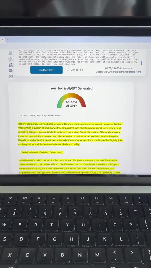 Bypassing Turnitin AI detector as easy as… #aidetector #turnitin #naturalwrite #aitools #studytok #humanizer #bypassgpt