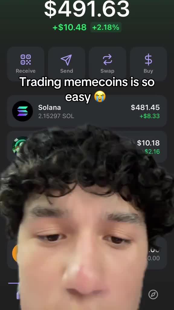 It is NOT hard 😭 lock in bro #memecoins #greenscreen #crypto #solana