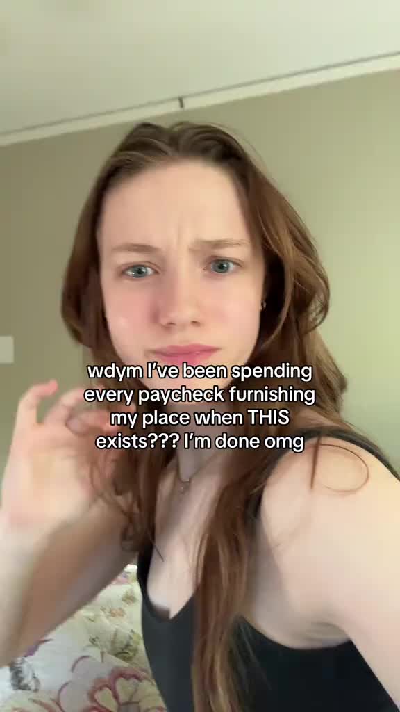 this is WILDDD #movingout #furniture #movingtips #budget