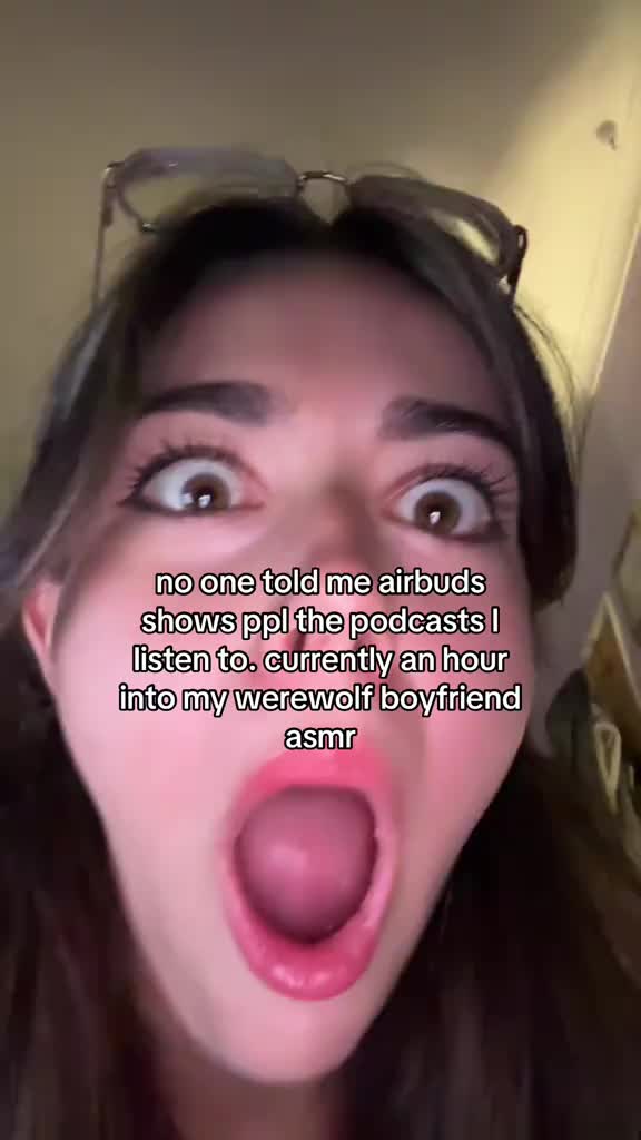 I’m in hell #airbuds #ihateithere #asmr #werewolf