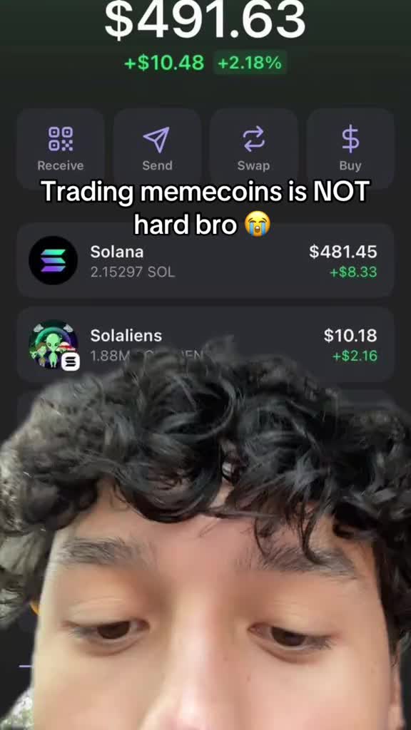 It’s low-key so easy bro 💀 lock in #memecoins #sol #degecoin #pumpfun