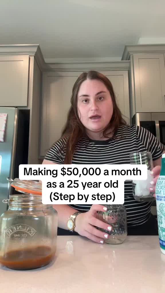 Step by step how I make over $50k/month as a 25 year old. NOT GATEKEEPING 💃 #moneytok #success #Ecom #financialfreedom