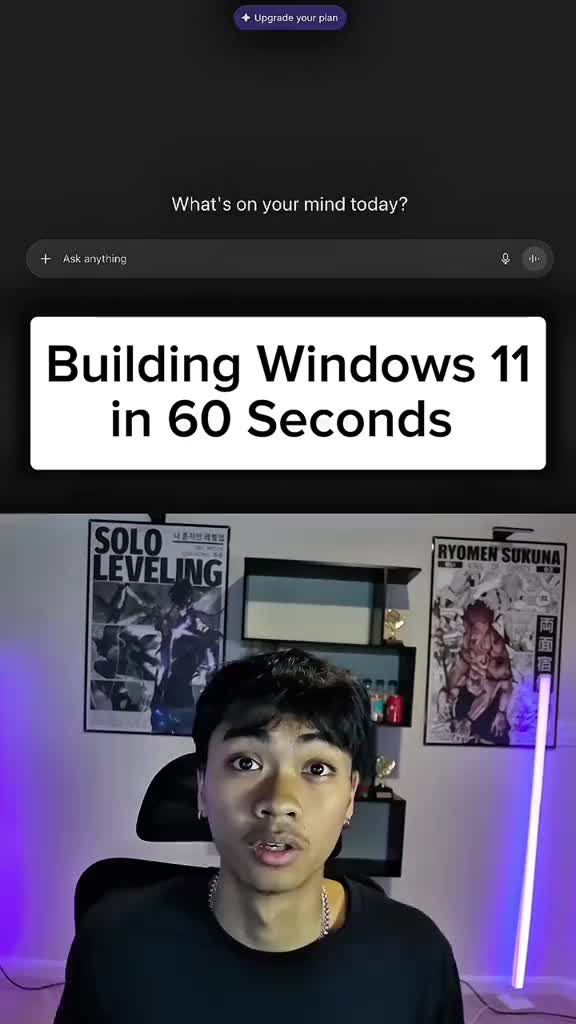 Building windows 11 #ai #nocode