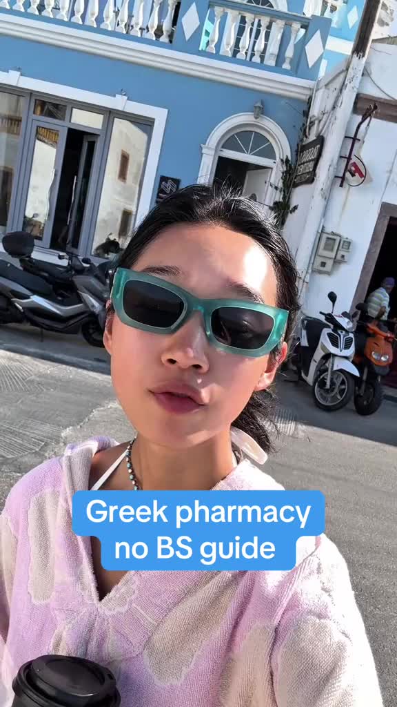 Greek pharmacy tour with all the intel you need #greekpharmacy #eurosummer #greecetiktok #europeanskincare #creatorsearc