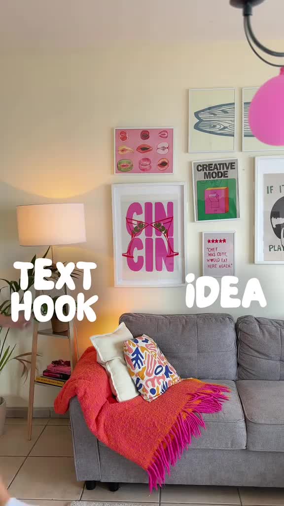 Another text hook idea for your next video 👀✨ ➡️ Walk across the screen & “slide through” your text ➡️ Drop your clip i