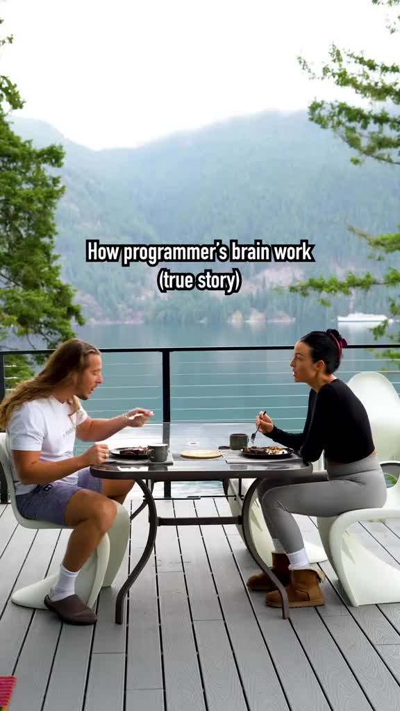 How programmer’s brain work (true story) #softwareengineer #programming #javascript