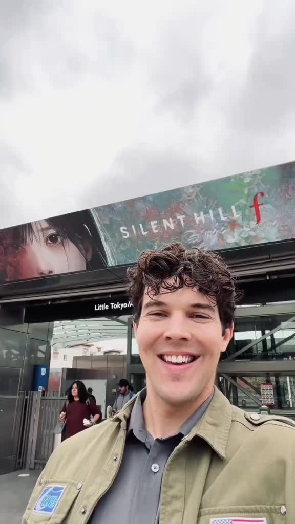 Silent Hill F Takeover of Little Tokyo, Los Angeles #daturaplays #silenthillf #silenthill @Konami