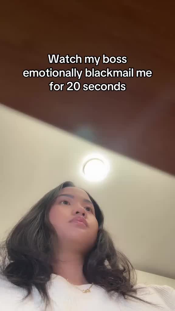 watch my boss emotionally blackmail me for 20 seconds 😭 #corporatelife #relatable #corporateskits #fyp
