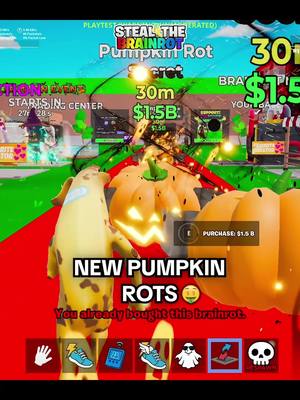 New Pumpkin Rots 🤑 #fortnite #stealthebrainrot #brainrot #gaming