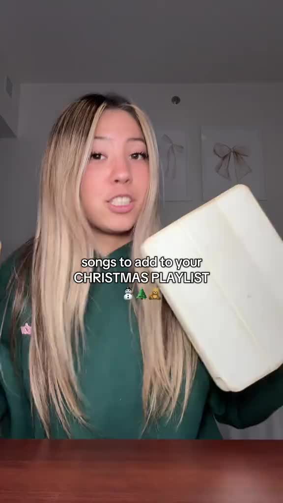 songs to add to your christmas playlist!! ⛄️🌲🧸 #christmas #christmasplaylist #christmassongs #christmasmusic #christm