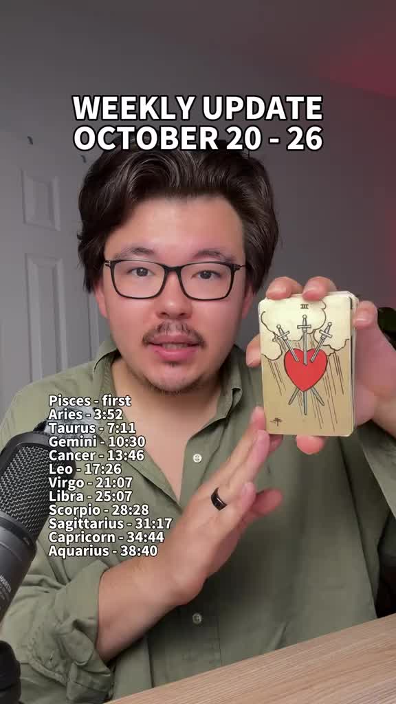 Weekly update for your sun sign! Soulmate drawings that say WHEN you’ll meet only on Starcrossed app in the link in my b