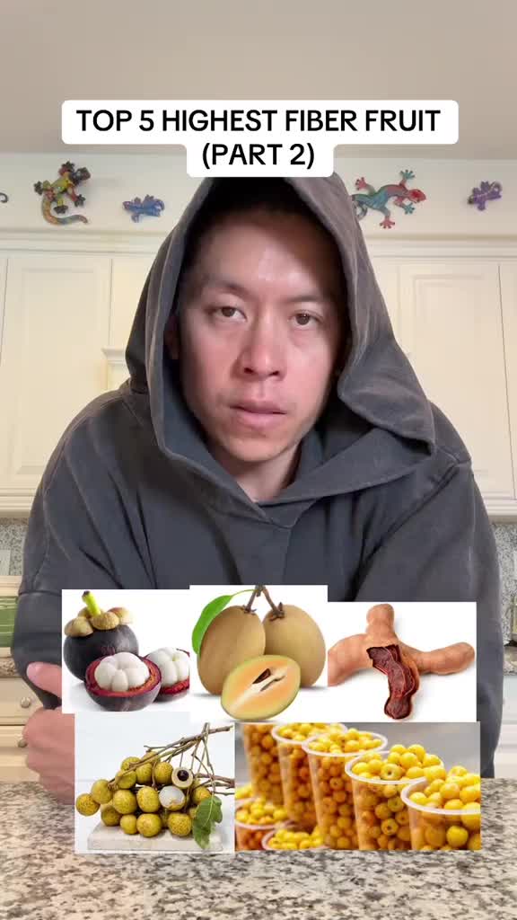Here are the top 5-10 highest fiber fruits (unhinged version): 10. Tamarind 9. Longan 8. Sapodilla 7. Nance Fruit 6. Man