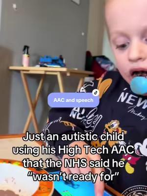 Don’t underestimate our kids  #aac #speechtherapy #nonverbal #parenting