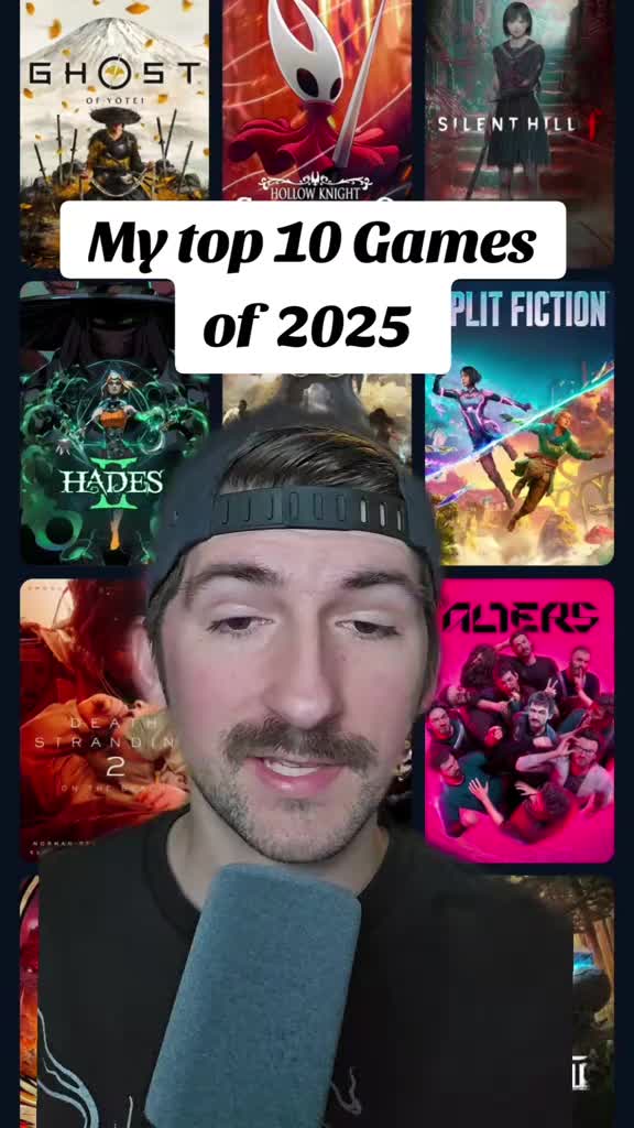 These are my top 10 games of 2025 so far! What are yours?? #Gaming #expedition33 #silksong #splitfiction #GamingonTikTok