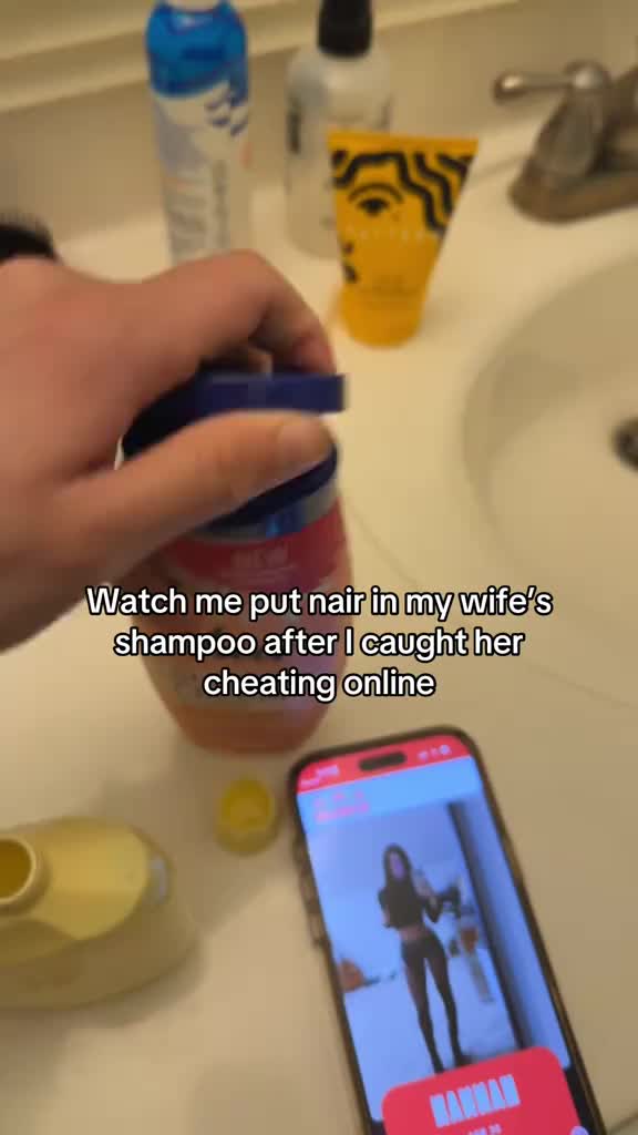 One of my best ideas yet #cheater #wife #tinder #nair #divorce