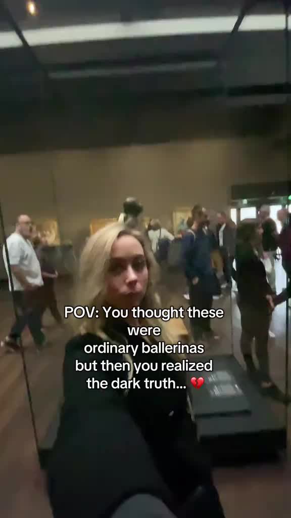 Degas Ballerinas in the Musee d’Orsay were the most chilling part of my Le Walk tour 💔 Once you see the dark side of th