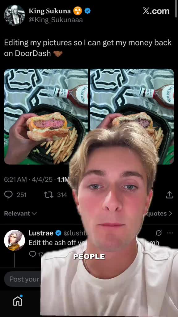 This guy used ChatGPT’s image generator to commit DoorDash fraud 🤯 Don’t try this at home 👀 #chatgpt #ai #chatgptpromp