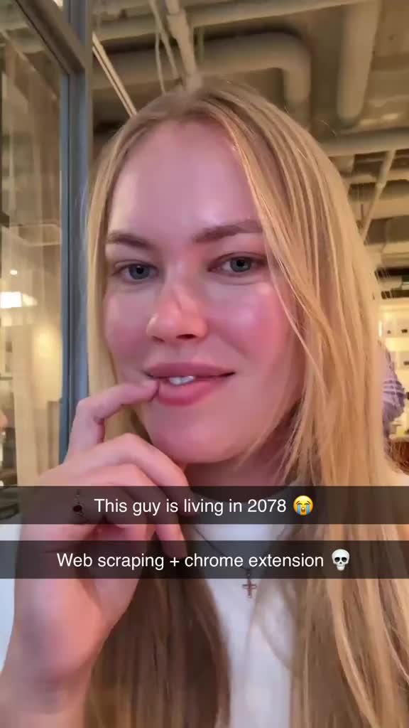 He’s using the Ultimate Web Scraper chrome extension 😮‍💨 #automation #data #techtok #productivity #ecommerce