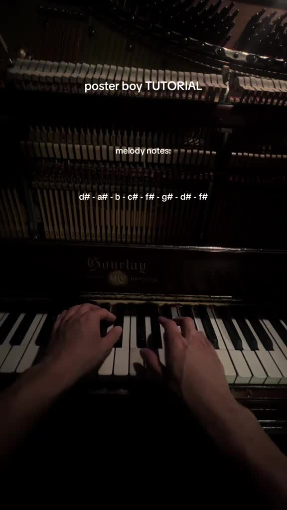 poster boy - 2hollis #fyp #piano #2hollis #pianotutorial #posterboy