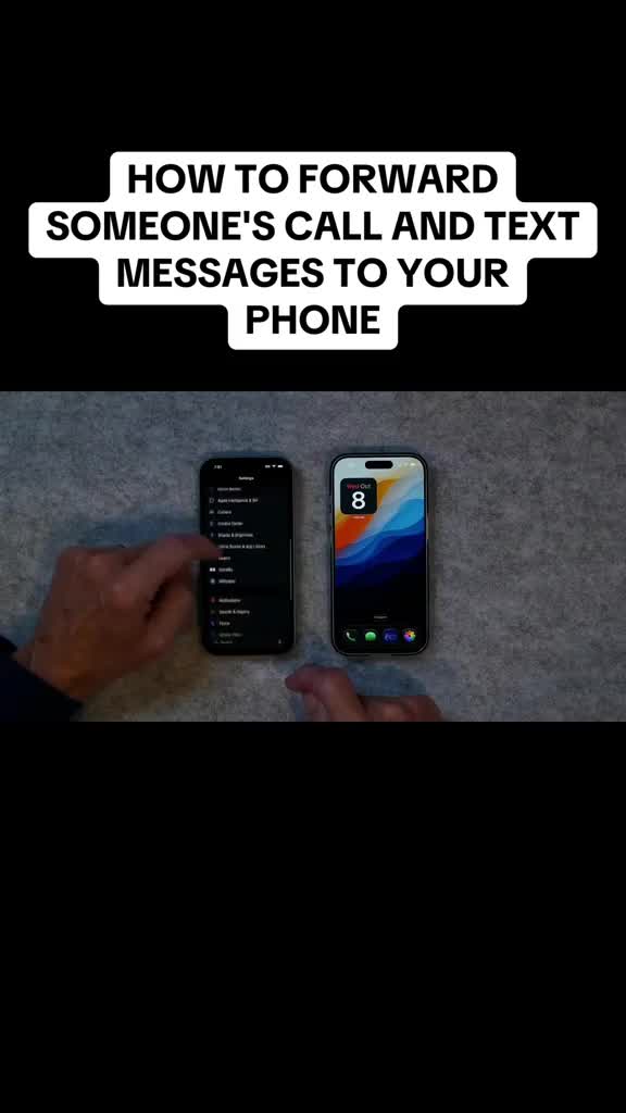 How to forward someone's calls to your phone. #iphonetricks #phone #iphone16 #fyp #apple