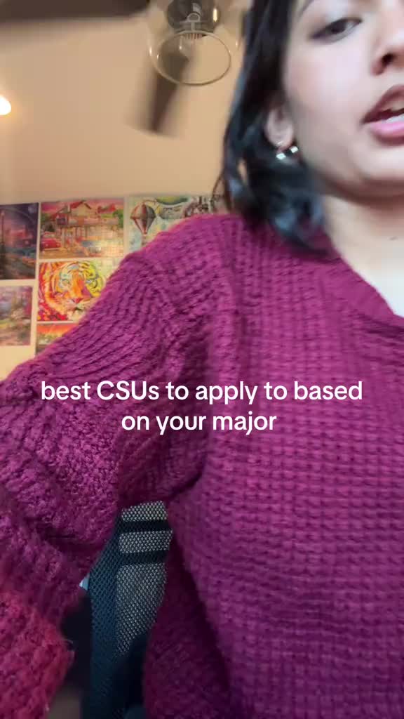 📚best CSUs to apply to based on your major! #senioryear #seniors #collegeapps #collegeadmissions #csu