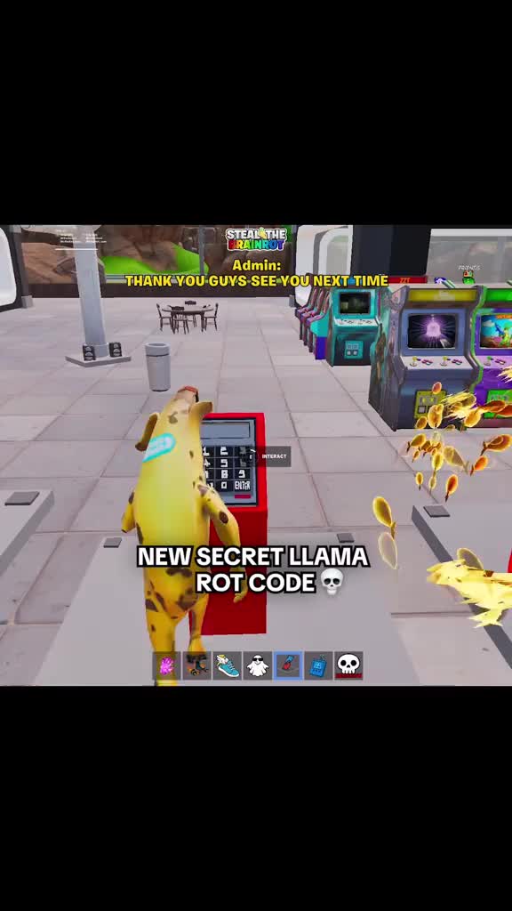 New secret llama rot code in Steal the Brainrot 💀 #fortnite #stealthebrainrot #brainrot #gaming