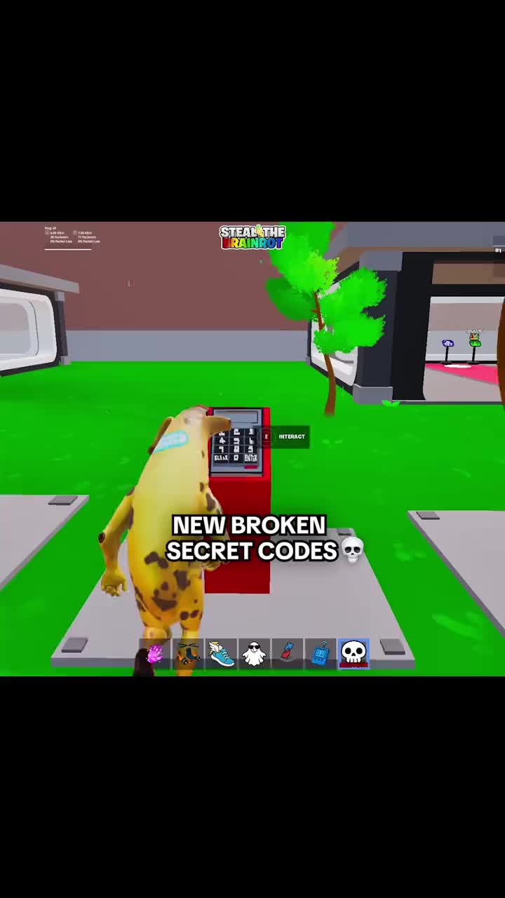 New broken secret codes in Steal the Brainrot 💀 #fortnite #stealthebrainrot #brainrot #gaming