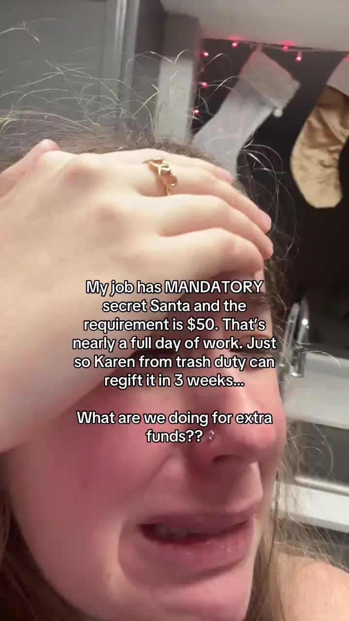 I’m just going to make noise posts and cover everyone’s Christmas gifts this year😭 #financialstruggles #secretsanta #si