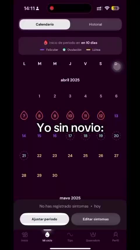 Fan de los corazoncitos en mi app 🥰 #appmenstrual #ciclomenstrual #pareja #novios #hormonas