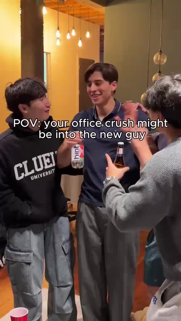 Ep 12: the new guy  #officehumor #cluely #funnyskits #datingmemes