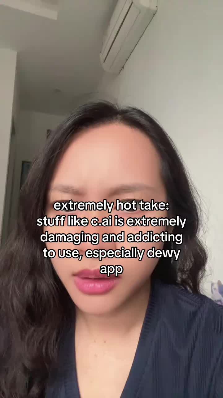 dewy app is dangerous 😏#aibots #cai #dewy #dewyapp #viral