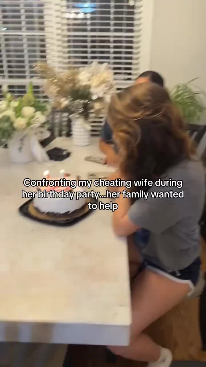 Best birthday ever #cheatingwife #birthday #tinder #pregnant #family