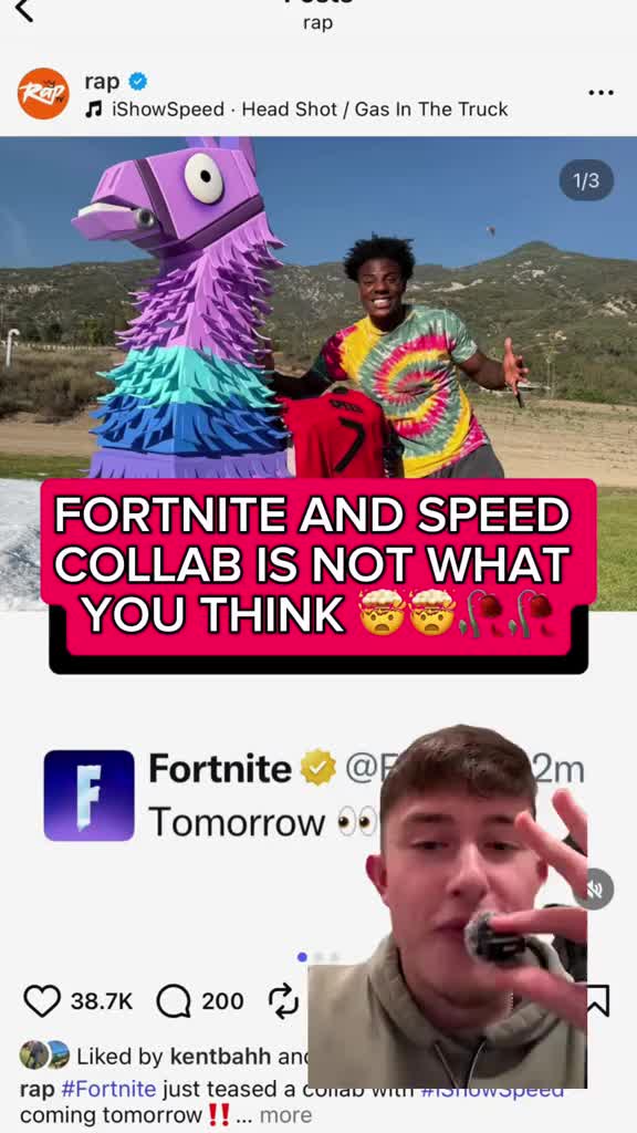 iShowSpeed is officially getting a Fortnite skin desigend for him that drops TOMORROW on Christmas Eve... but here's why