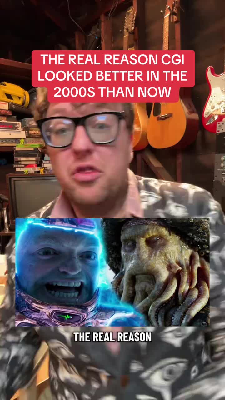 The real reason why CGI in the 2000s looked better than modern CGI #film #movies #2000s #filmtok #cgi