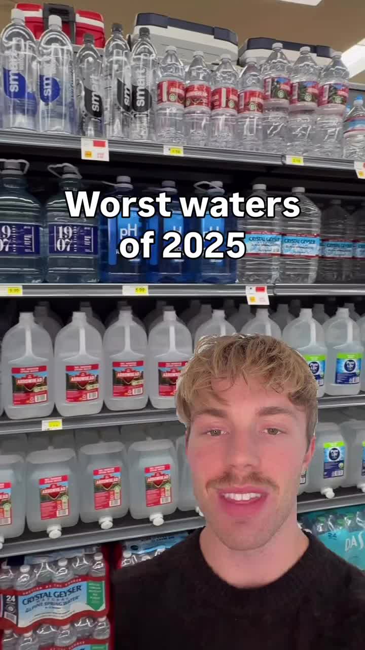 Worst bottled waters we tested in 2025 Topo Chico: 38/100 - Highest PFAS - Arsenic, Radium, Chromium Kirkland Signature: