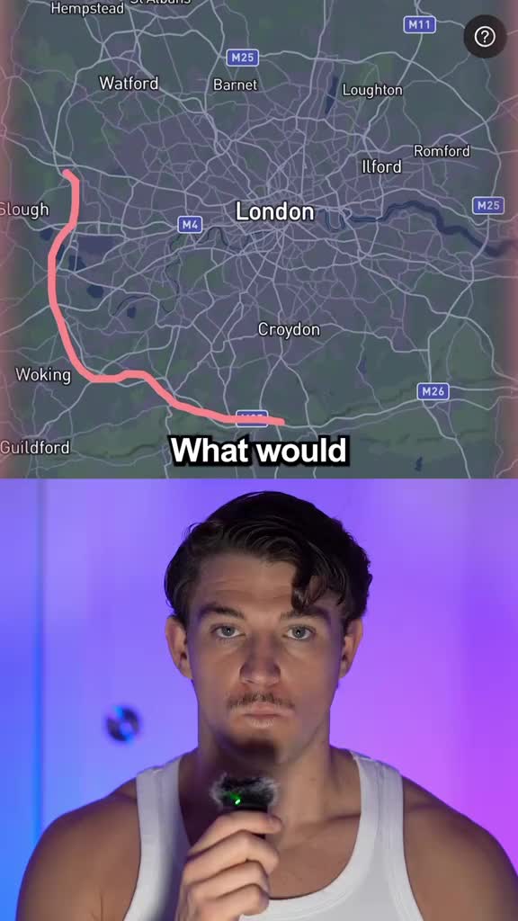 Replying to @◻️ what would happen if you ran around the whole of London? #Running #game #intvl