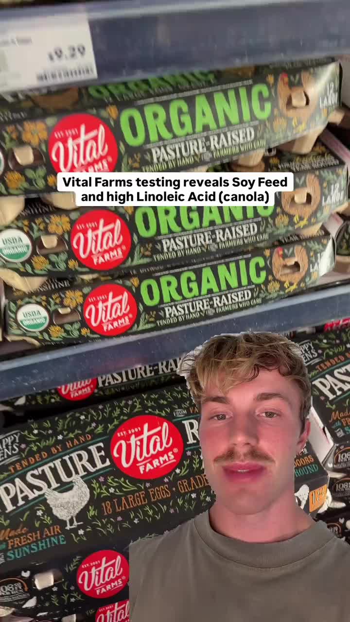 Testing revealed vital farms eggs to have more linoleic acid than canola oil, omega-6 polyunsaturated fatty acid promote