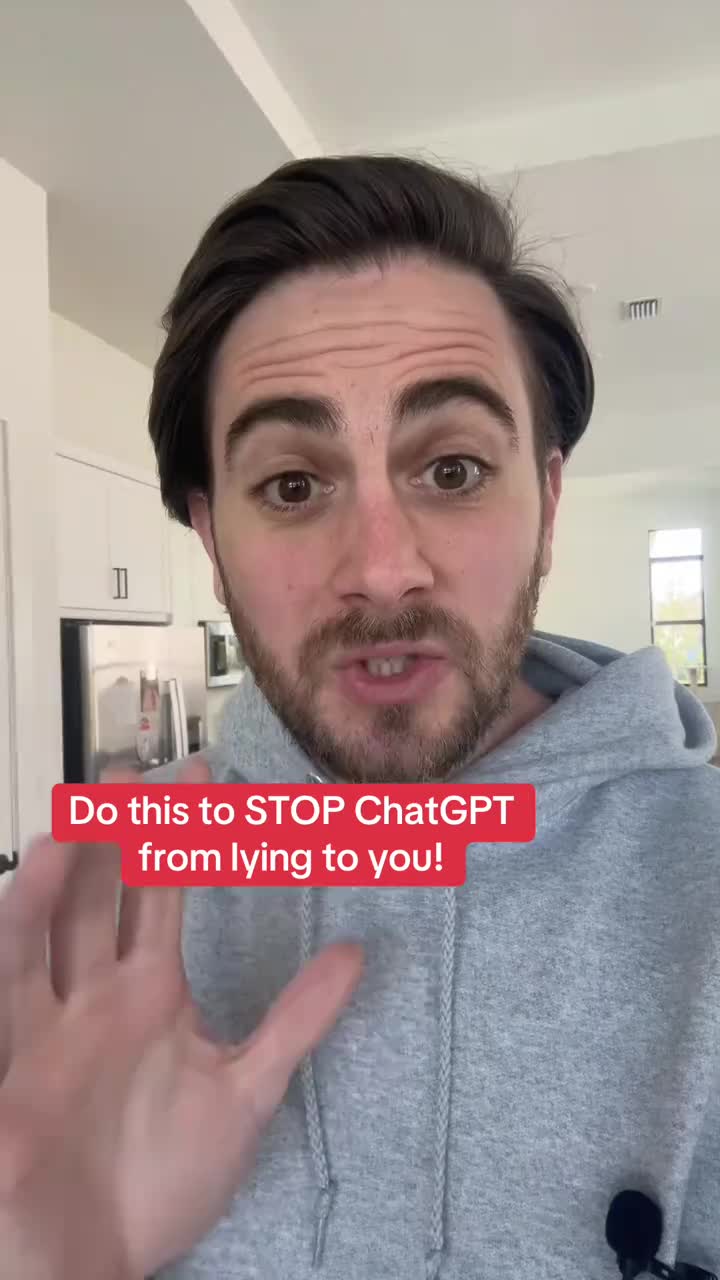 Do this to stop ChatGPT from lying to you #chatgpt #chatgptprompts