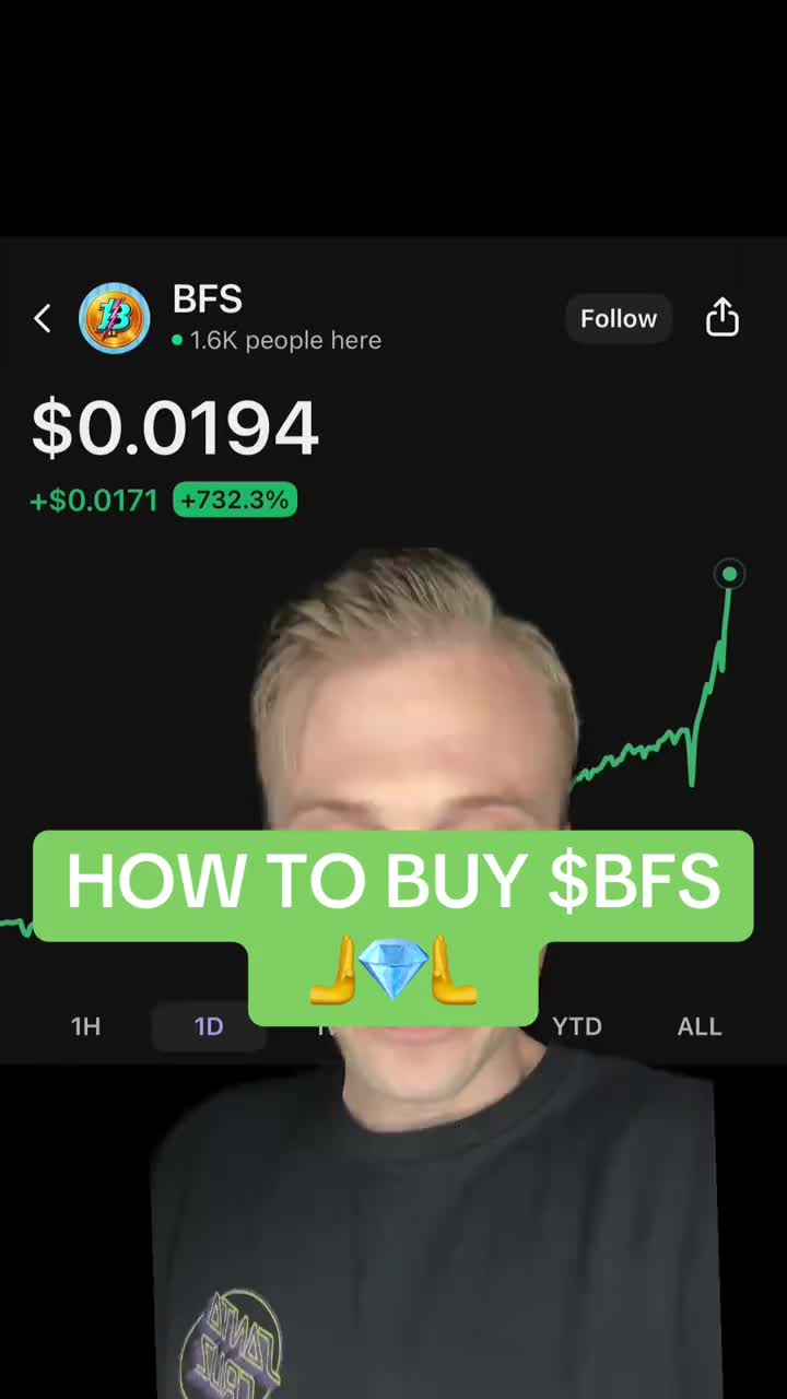🚨 How to get $BFS 🚀🚀  #CryptoNews #MrBeast #MemeCoin #CryptoTrading #greenscreen  (Not financial advice)