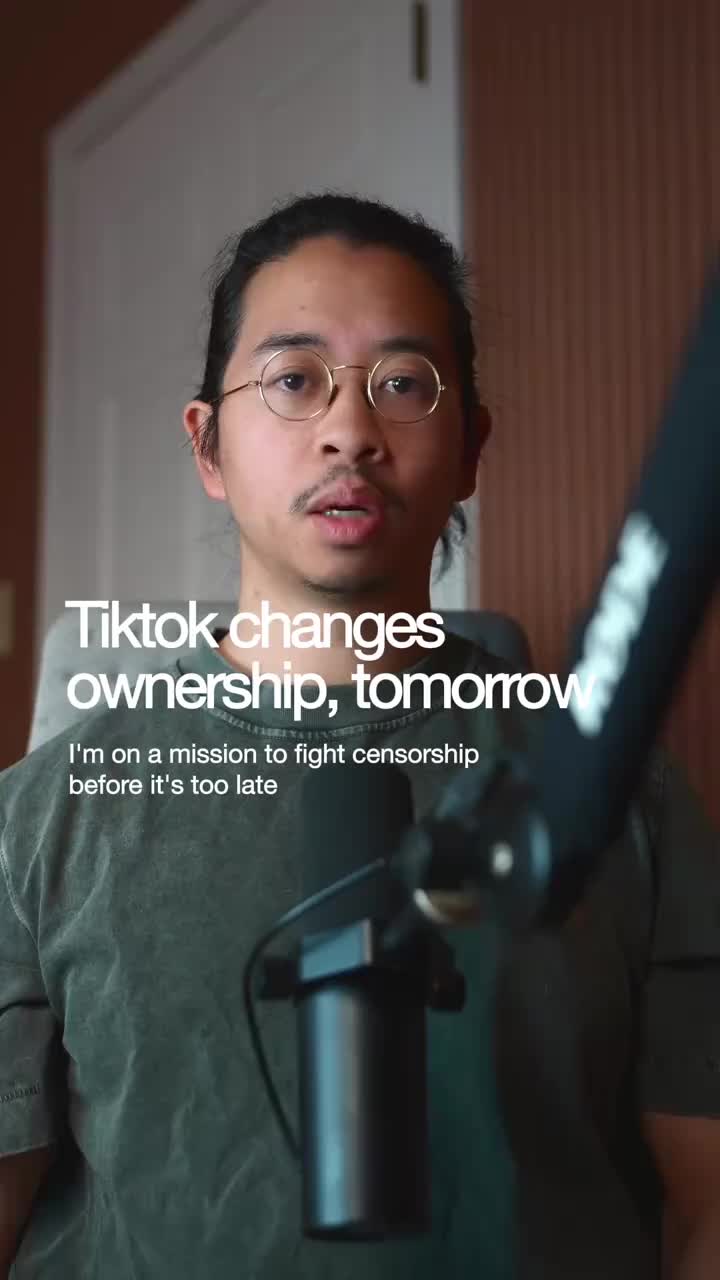 Tomorrrow, TikTok is set to transfer ownership with majority US control and the algorithm, retrained by Larry Ellison’s 