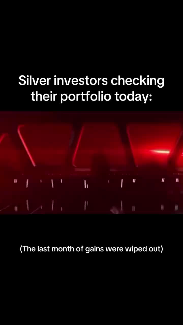 Down 34% and counting☠️☠️☠️ #silver #gold #stocks #investing #starwars