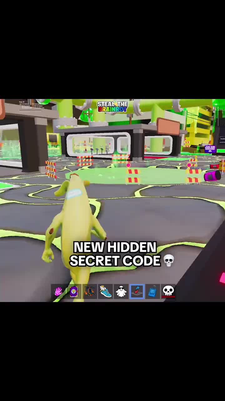 New hidden secret code 💀 #fortnite #stealthebrainrot #brainrot #gaming