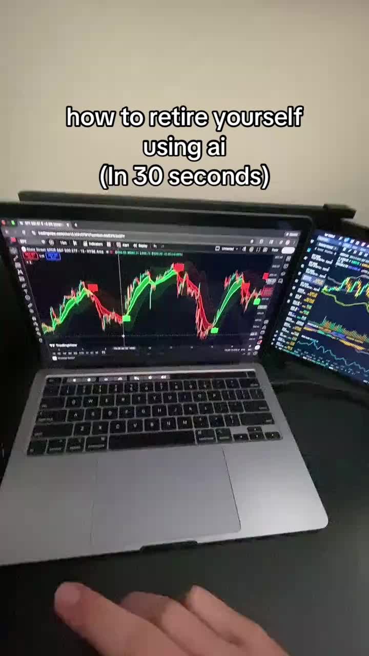 Not as hard as I thought it would be tbh  - #aitrading #tradingtiktok #daytradingtips #emoney #sidehustleideas