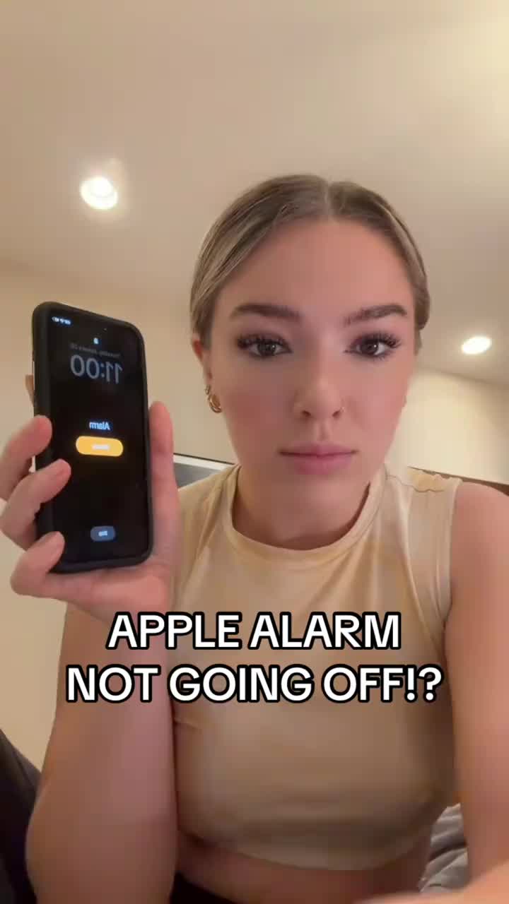 is anyone else having this problem??? 😩 only using Erly alarm from now on. #apple #applealarm #fy