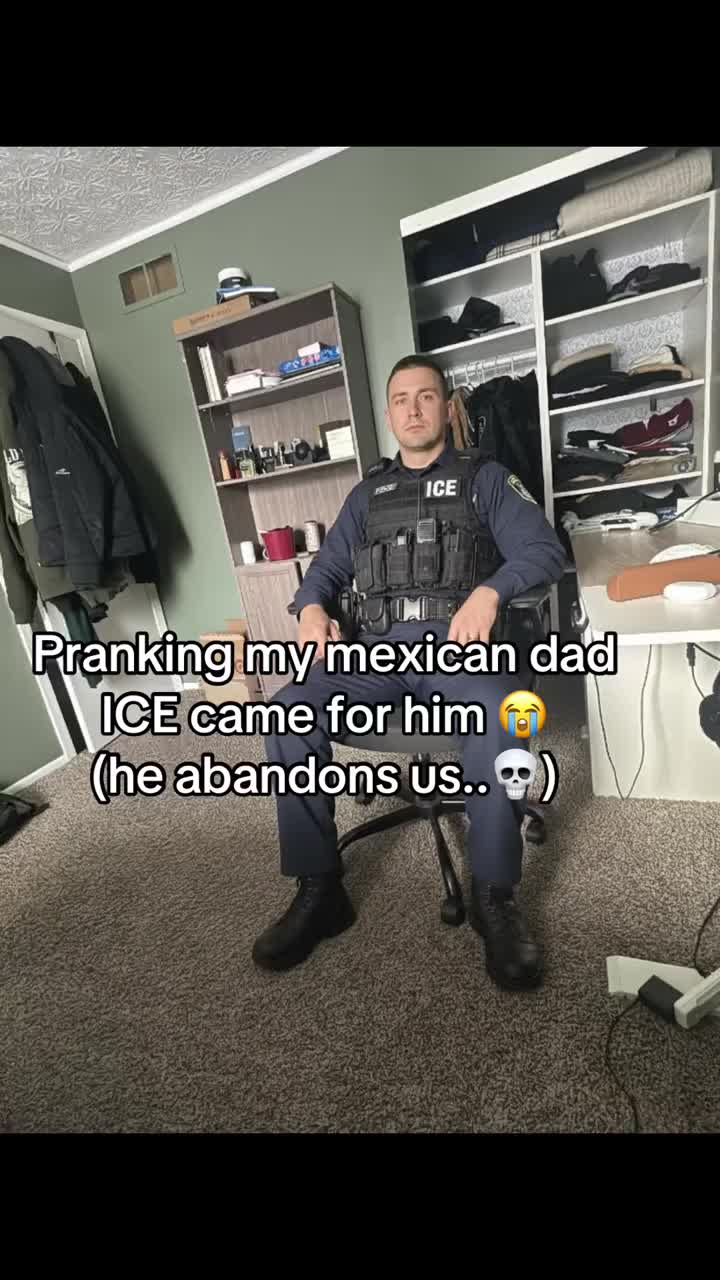 Why did he just give up on us... #dad #ICE #mexican #funny #joke