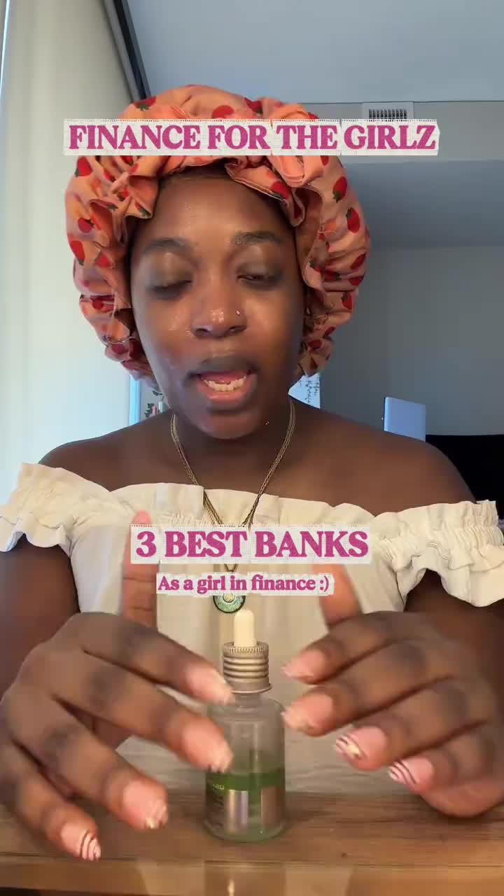 Top 3 BEST banks as a finance girly… do you bank with any of these I listed? 🤔 #financialliteracy #genzfinance #perosna